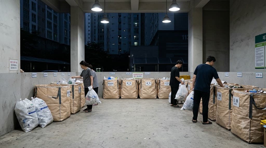 《韩国的垃圾丢弃方法——手持垃圾的处理方法》的封面图片